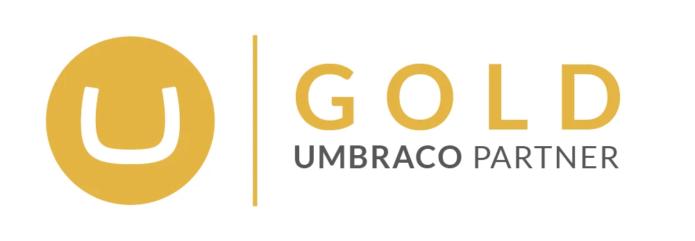 Billede, der forestiller Umbraco Gold Partner logoet.