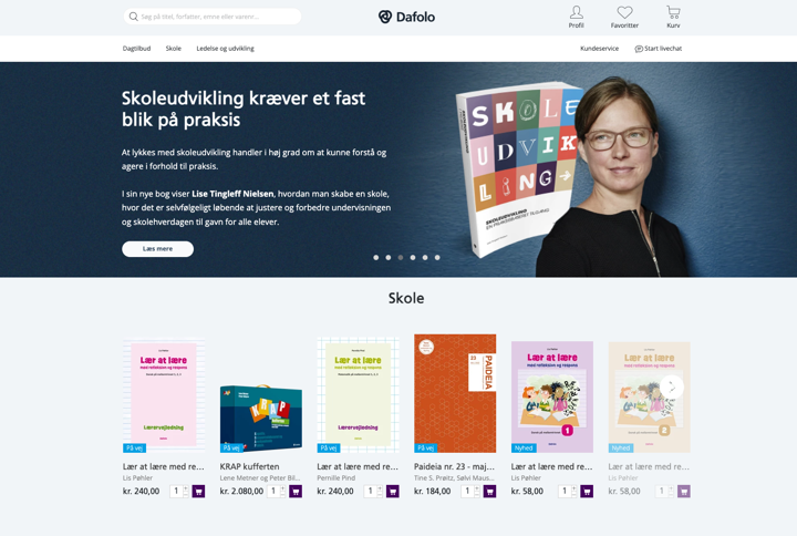 Dafolo Forlag webshop
