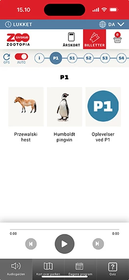 Native app til Givskud Zoo – Zootopia