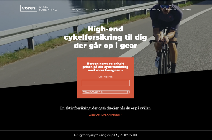 Vores Cykelforsikring reference